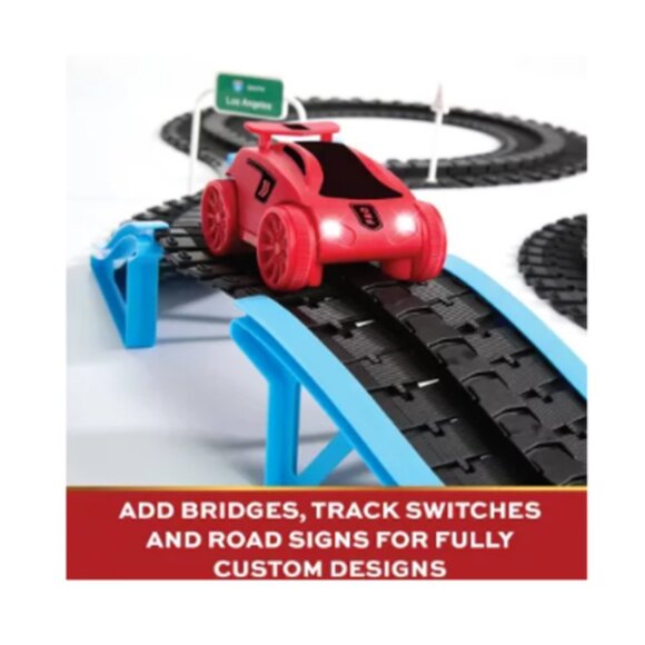 FAO Schwarz Vehicle Playset with DIY Track - Picture 3 of 6